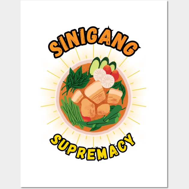 Pork Sinigang supremacy filipino food Wall Art by Moonwing